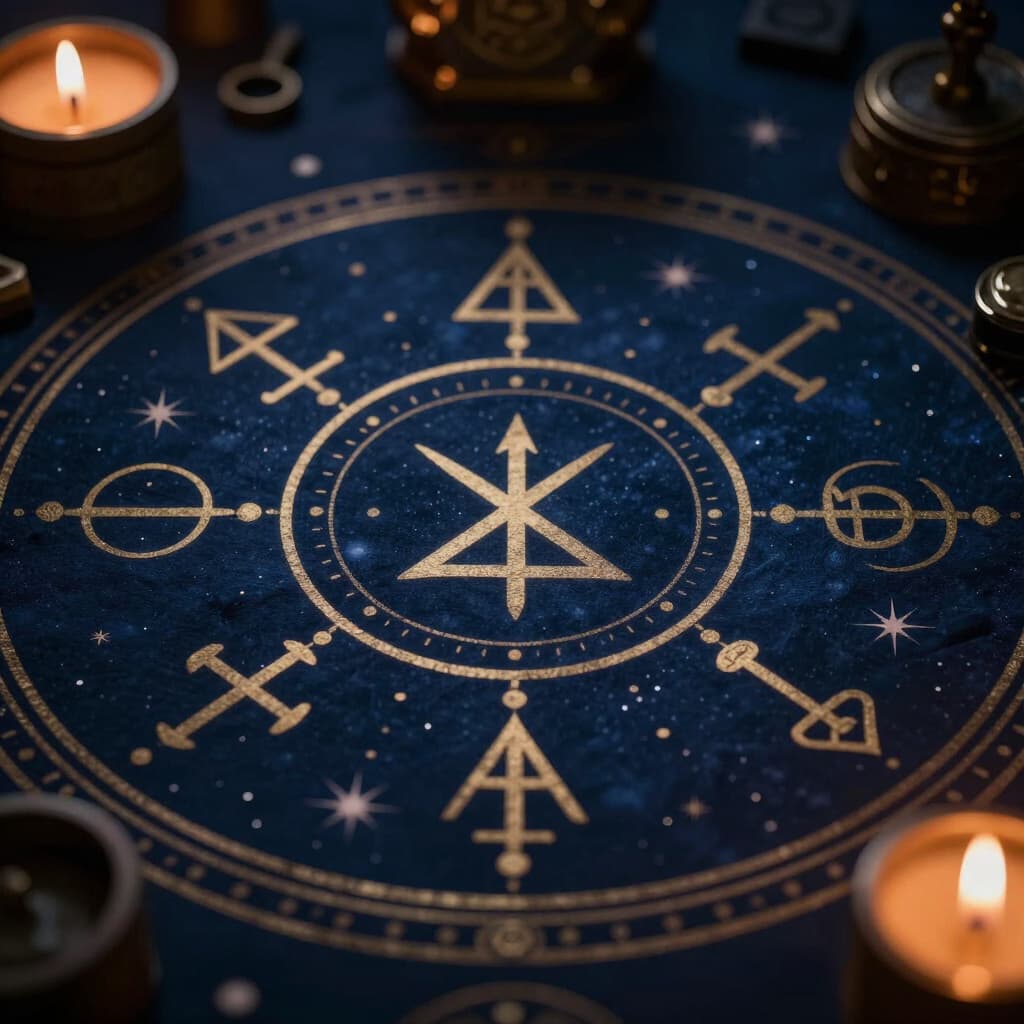 Esoteric visual from Mystic Melodies